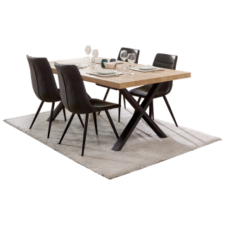 Table Marnix pieds en X