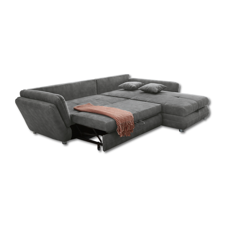 Salon d'angle convertible Jengen gris