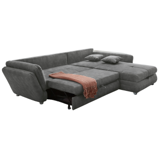 Salon d'angle convertible Jengen gris
