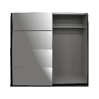 Armoire 2 portes Beta noir
