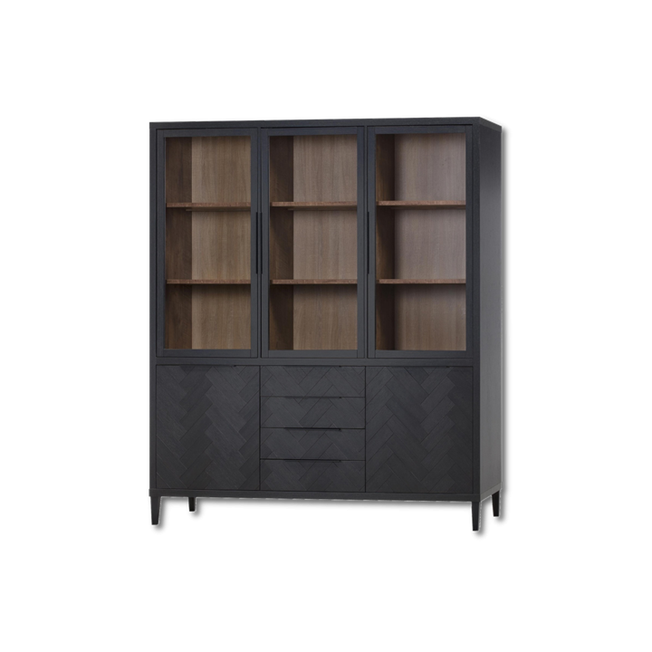 Vitrine Gamma old piano/teak
