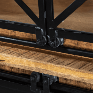 Living Barn 001 bois massif mangue