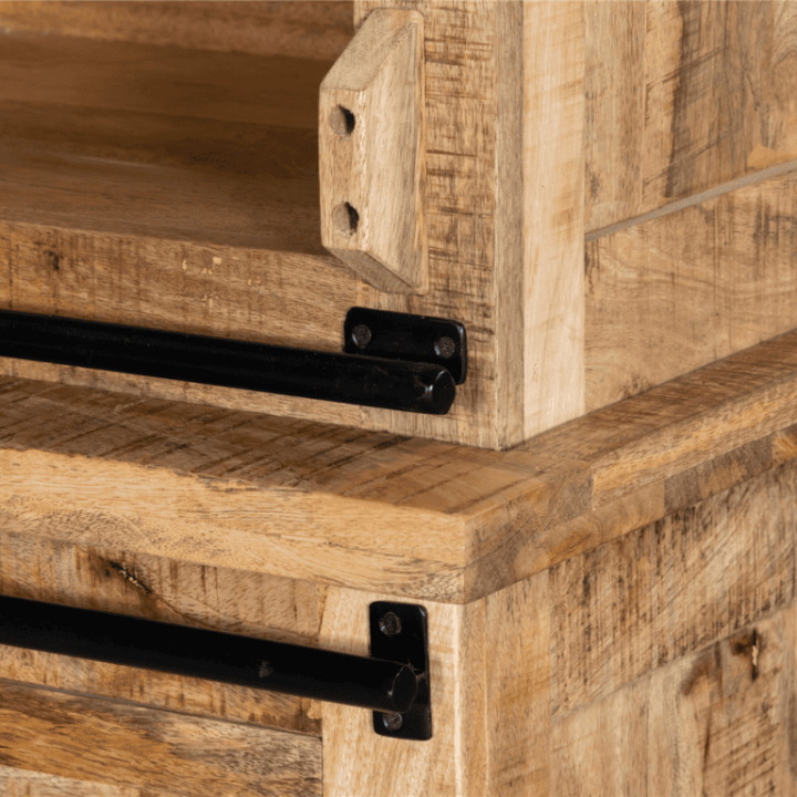 Living Barn 001 bois massif mangue