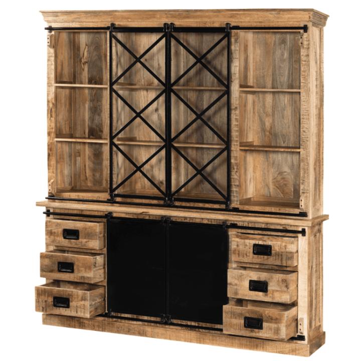 Living Barn 001 bois massif mangue
