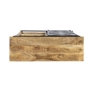 Vitrine Barn 003 bois massif mangue