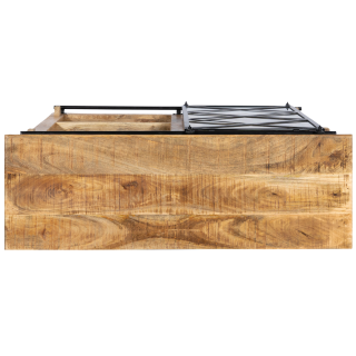 Vitrine Barn 003 bois massif mangue