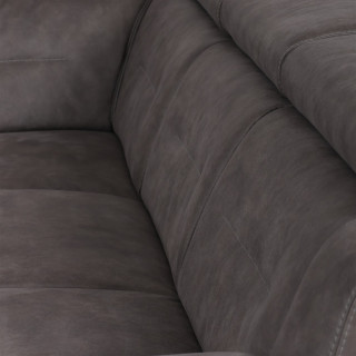 Salon d'angle Mecon gris/taupe