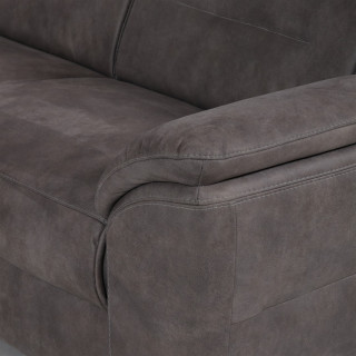 Salon d'angle Mecon gris/taupe