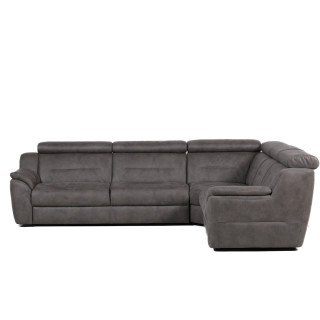 Salon d'angle Mecon gris/taupe