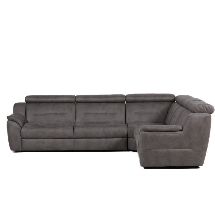 Salon d'angle Mecon gris/taupe
