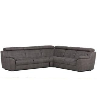 Salon d'angle Mecon gris/taupe