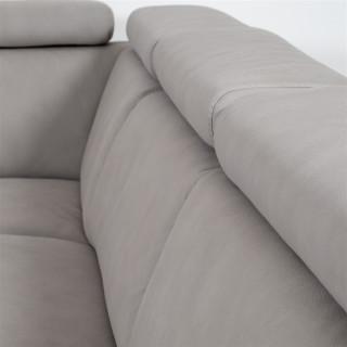 Salon d'angle Panenka gris clair