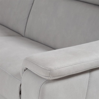 Salon d'angle Panenka gris clair