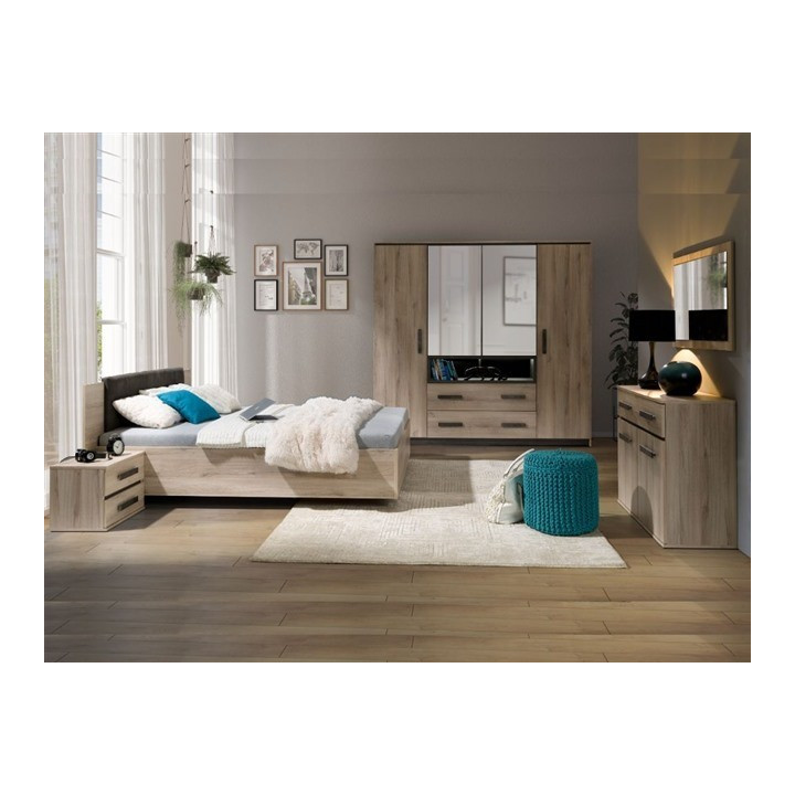 Commode Luna chêne clair