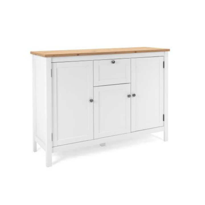 Enfilade Bergen 57 blanc/chêne artisan