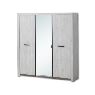 Armoire 3 portes Elvis white oak