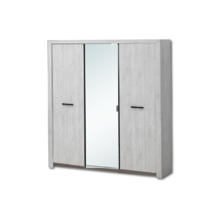 Armoire 3 portes Elvis white oak
