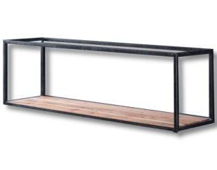 Etagère métal et acacia 2424/15