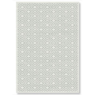 Tapis Stitch - 120 x 170 cm ( cream / grey )