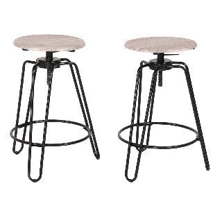 Lot de 2 tabourets Ly-n0641