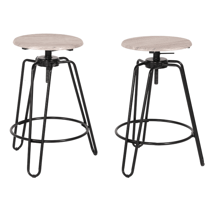 Lot de 2 tabourets Ly-n0641