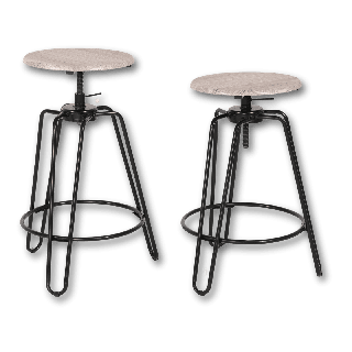 Lot de 2 tabourets Ly-n0641
