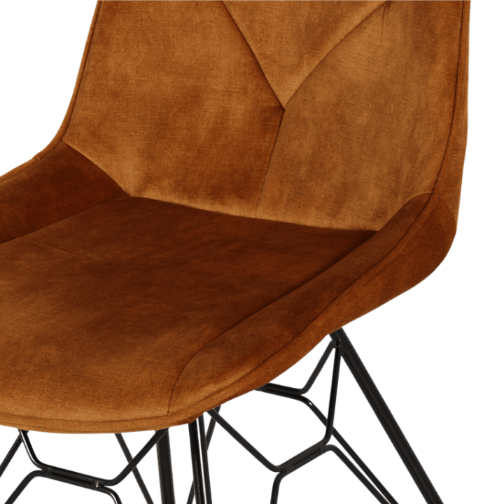 Chaise UDC8209 Moutarde