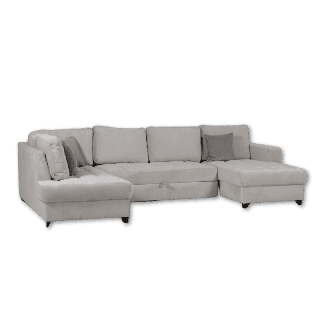 Salon d'angle gauche Split gris