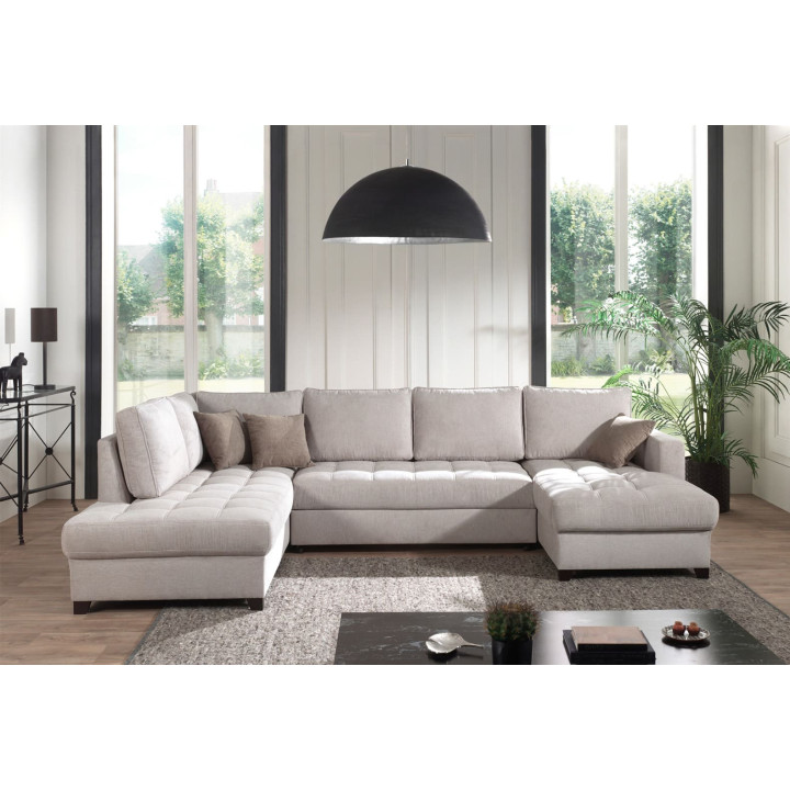 Salon d'angle gauche Split gris