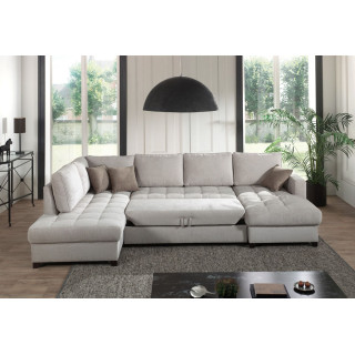 Salon d'angle gauche Split gris