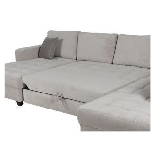 Salon d'angle gauche Split gris