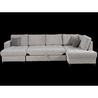 Salon d'angle gauche Split gris
