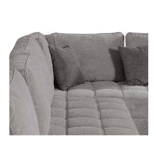 Salon d'angle gauche Split gris