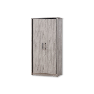 Armoire 2 portes Elias gris