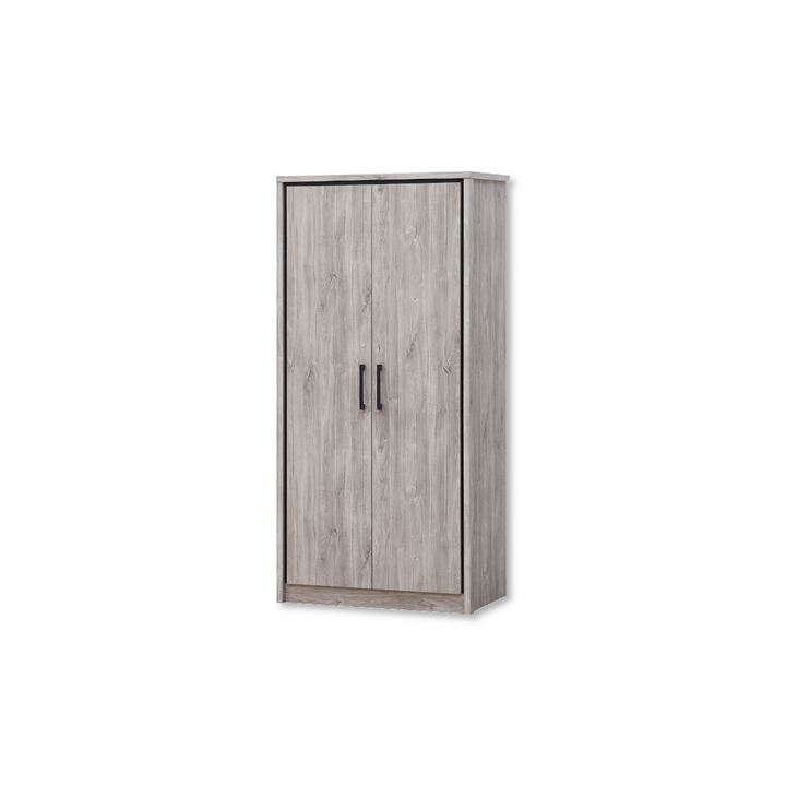 Armoire 2 portes Elias gris