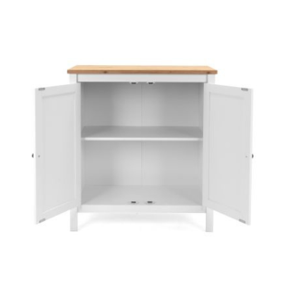 Commode Bergen 1 Blanc/ chêne artisan