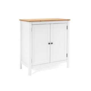 Commode Bergen 1 Blanc/ chêne artisan