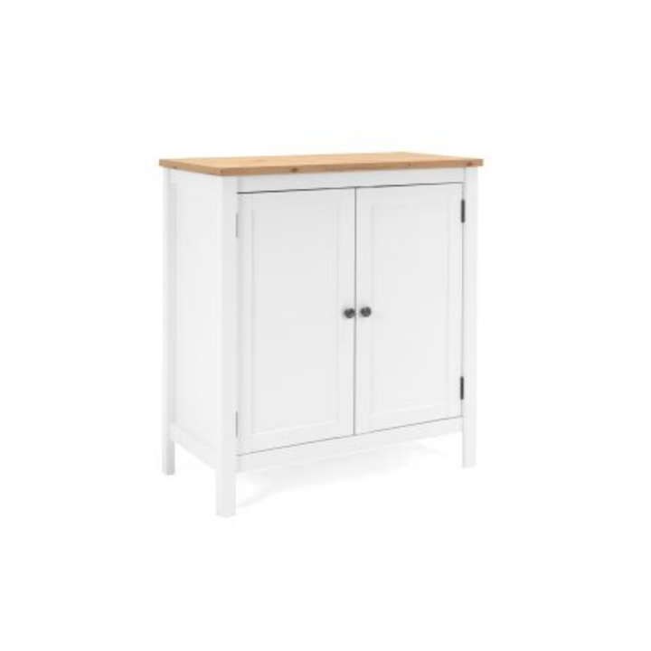 Commode Bergen 1 Blanc/ chêne artisan