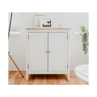 Commode Bergen 1 Blanc/ chêne artisan