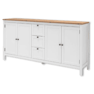 Enfilade Bergen 51 blanc/chêne artisan