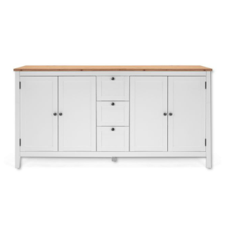 Enfilade Bergen 51 blanc/chêne artisan