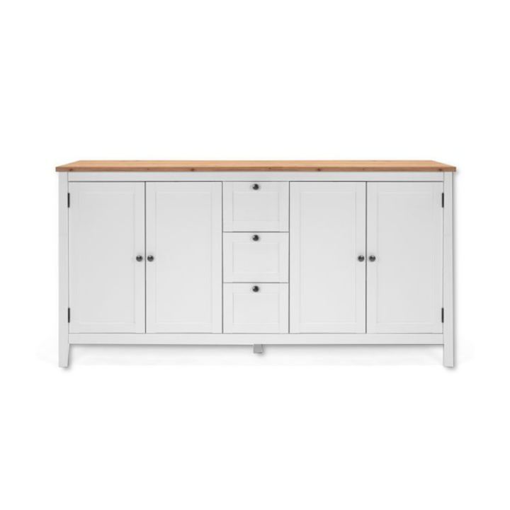 Enfilade Bergen 51 blanc/chêne artisan