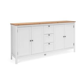 Enfilade Bergen 51 blanc/chêne artisan