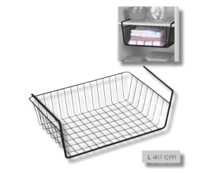 Panier La penderie 40cm noir