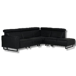 Salon d'angle Ribba noir