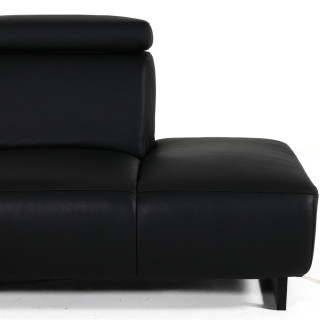 Salon d'angle Ribba noir