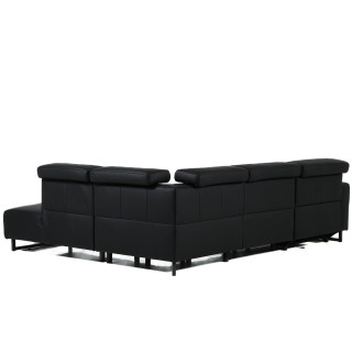 Salon d'angle Ribba noir