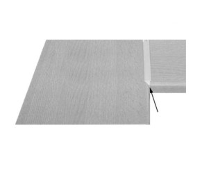Joint de finition d'angle pour plan de travail 38MM