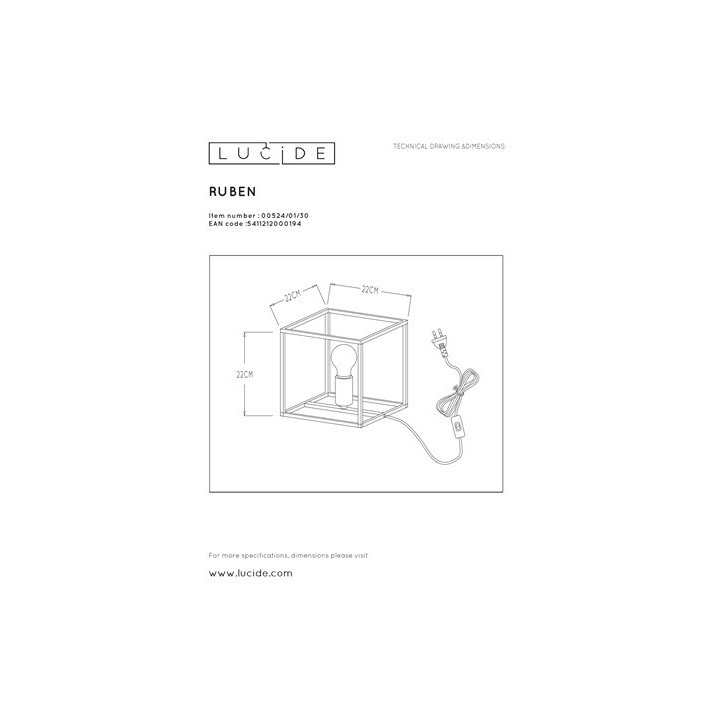 Lampe Ruben 00524/01/30