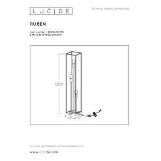 Lampadaire Ruben 3l 00724/03/30